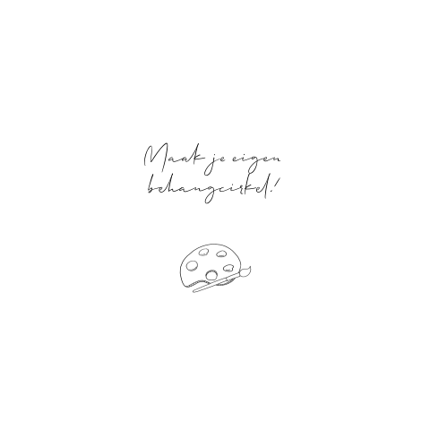 Behangcirkel rond 120 cm wit