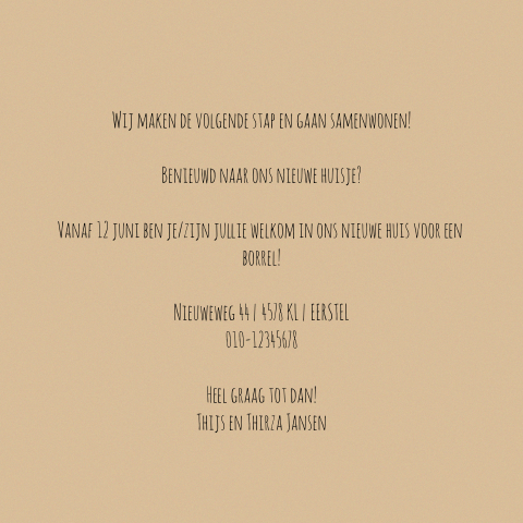 Kaart binnenkant