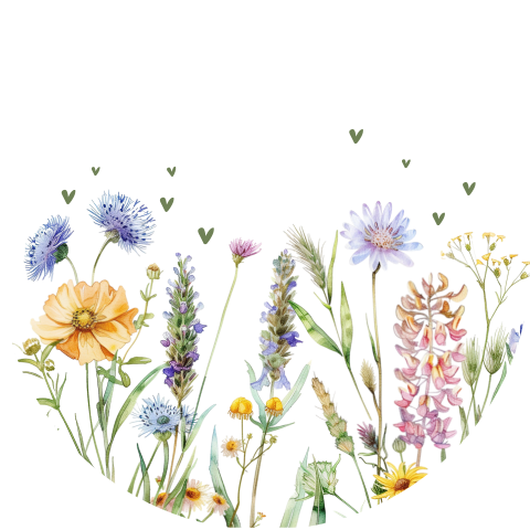 Sluitzegel lentebloemen met takjes