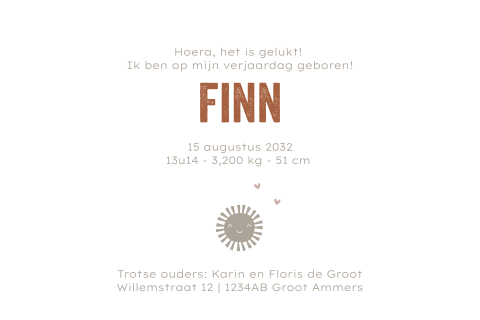 Kaart binnenkant