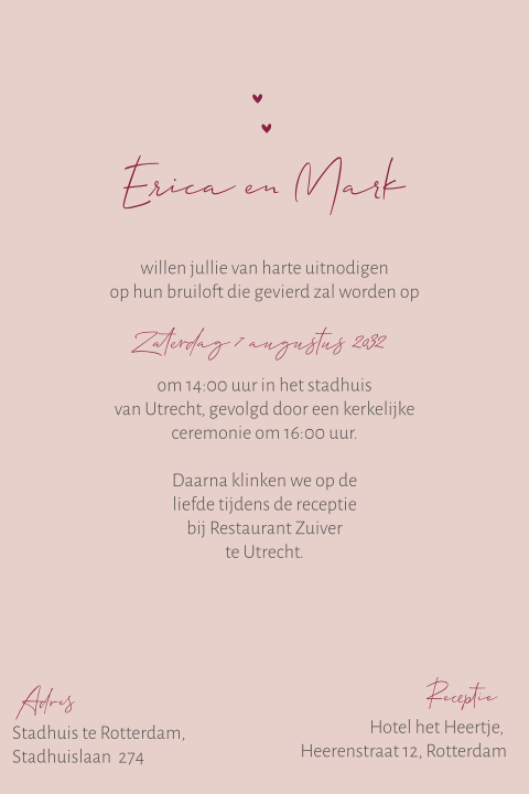 Kaart binnenkant