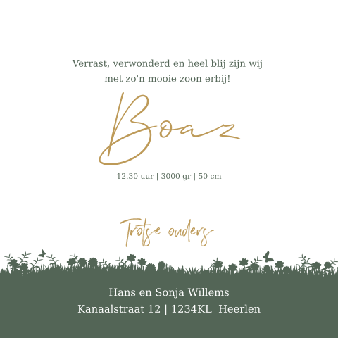 Kaart binnenkant