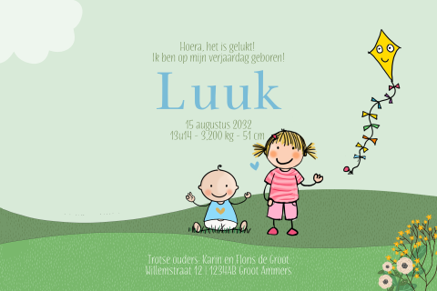 Kaart binnenkant