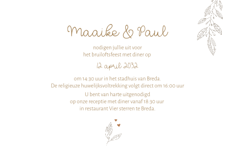 Kaart binnenkant