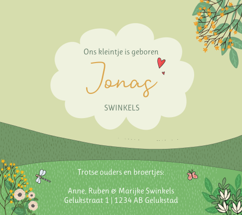 Kaart binnenkant