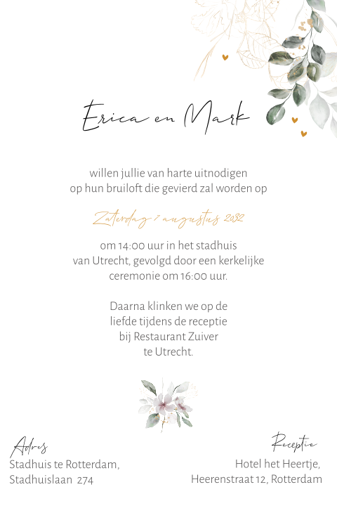 Kaart binnenkant
