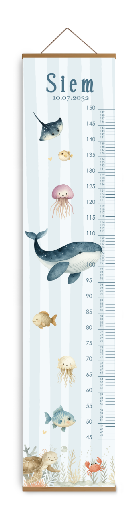 Gepersonaliseerde groeimeter waterwereld 