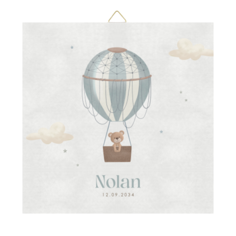 Tegel ballon en beertje