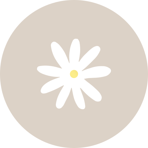 Sluitzegel met bloemetje en goudfolie (per vel, 25 stickers op één vel)