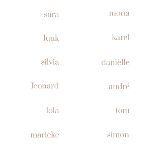 Elegante naamkaartjes met afgeronde rand