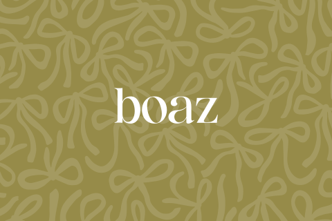 Groen liggend geboortekaartje met strikjes