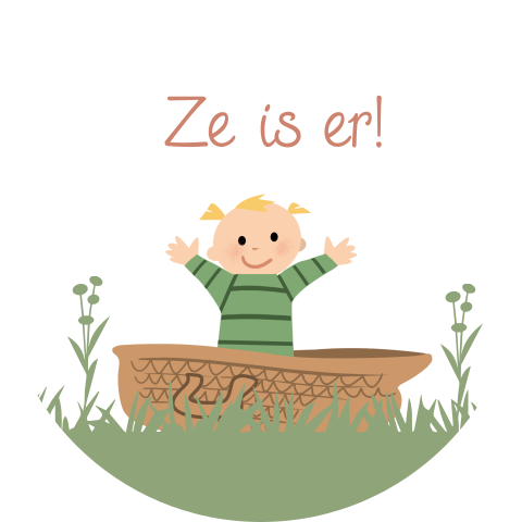 Sluitsticker meisje in mand.