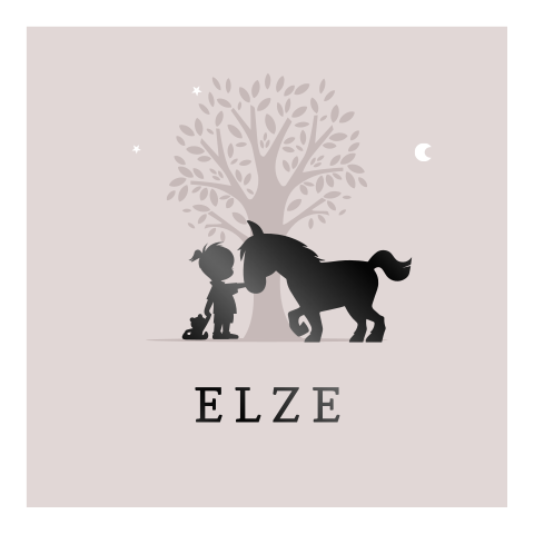 meisje-paard-zwartfolie