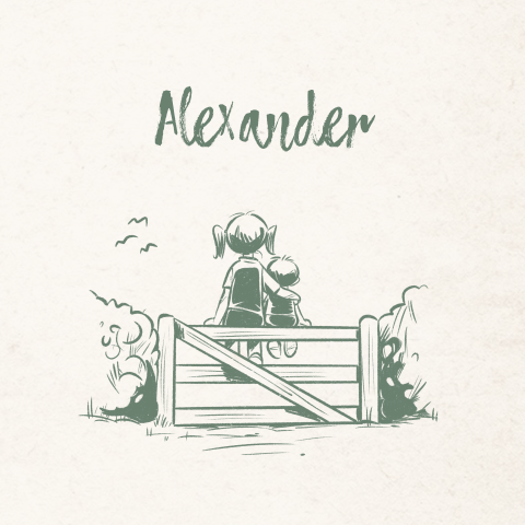 twee kinderen hek weiland Holland