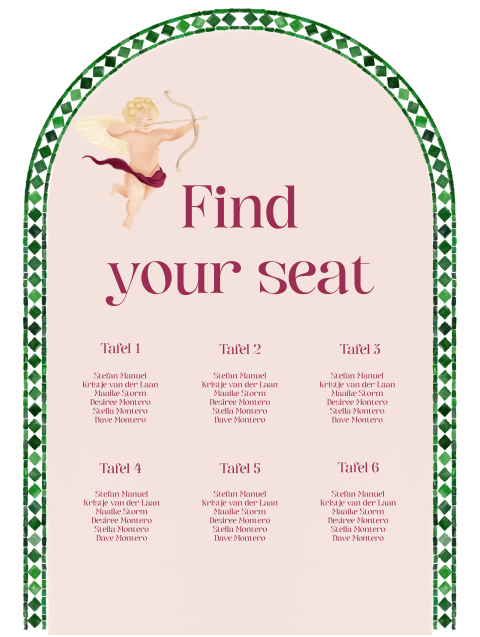 Tafelschikking engel