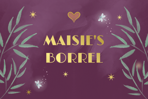 Kraamborrel rode panda paars