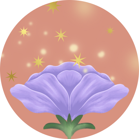 Sluitzegel bloem en sterren