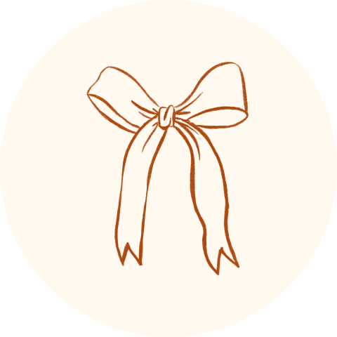 Sluitzegel strik beige