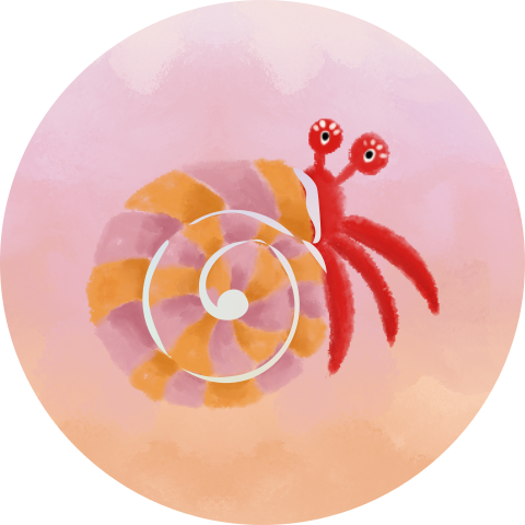 Sluitzegel hermietkreeft
