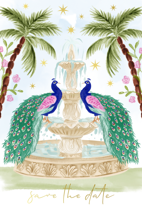 Save the date pauwen fontein