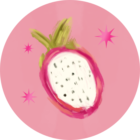 Sluitzegel dragon fruit