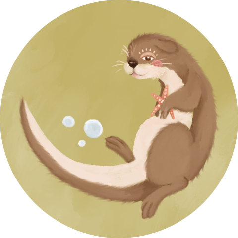 Sluitzegel otter groen