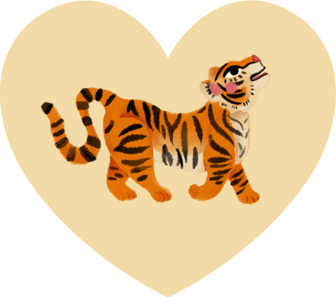 Sluitzegel hart tijger