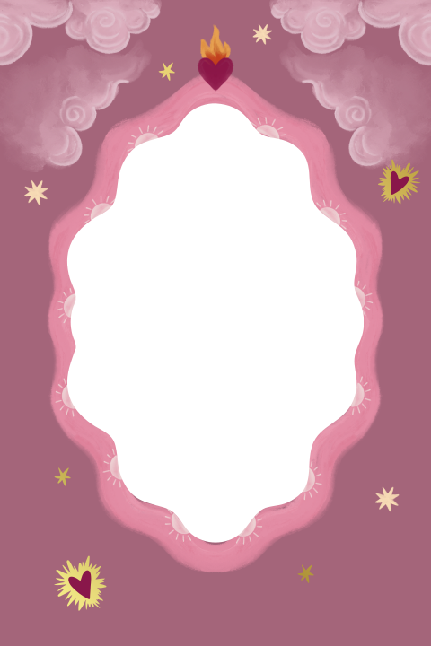 Geboortekaartje zwanen in de wolken roze