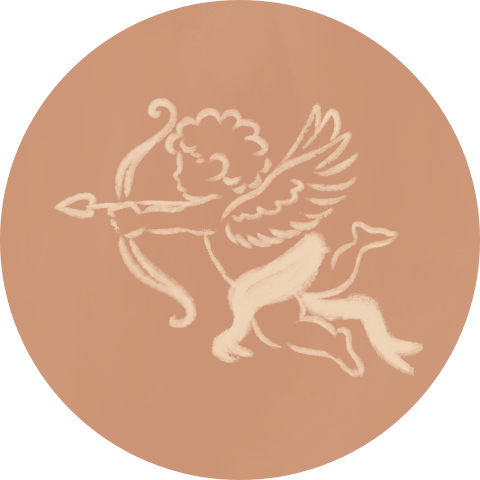 Sluitzegel cupido beige