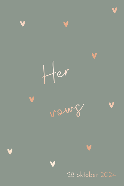 Her vows green of hearts