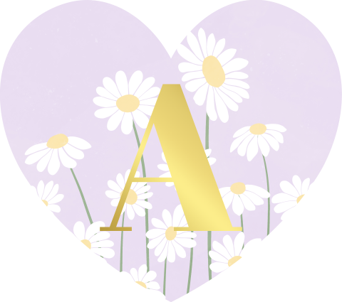 sluitsticker hartje met foliedruk