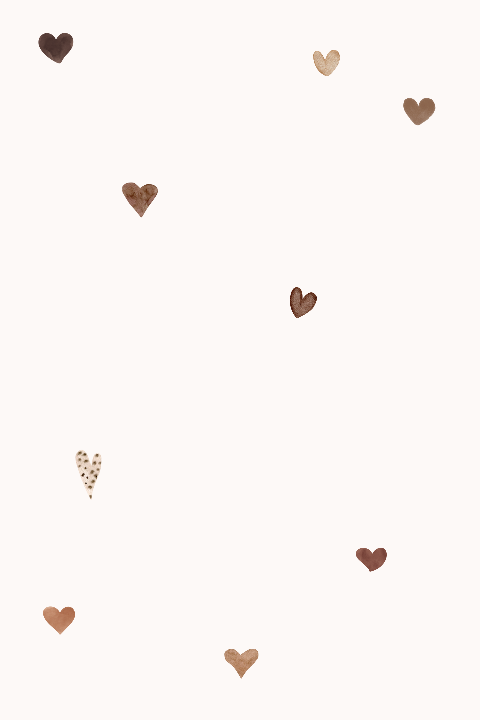 Geboortekaart kalkpapier beige hartjes