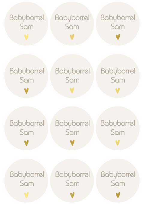 kraamfeest kaartjes rond