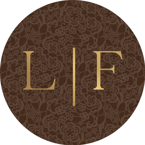 Personaliseerbare sluitsticker bruin beige goud