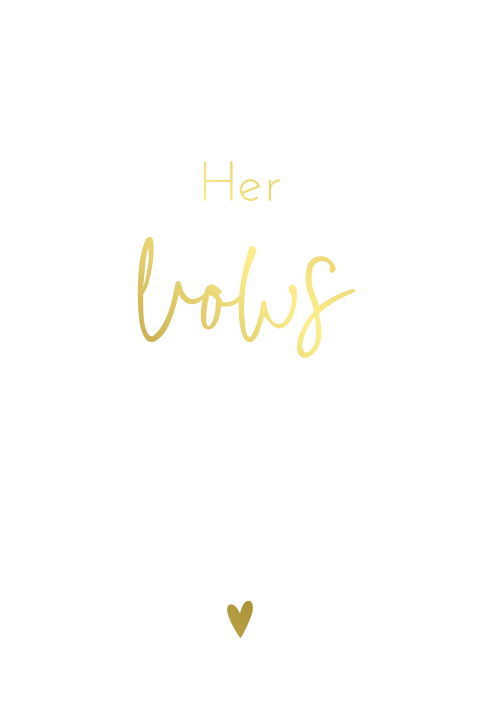 Her vows geloften basic white