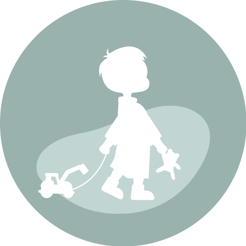 sluitsticker silhouet