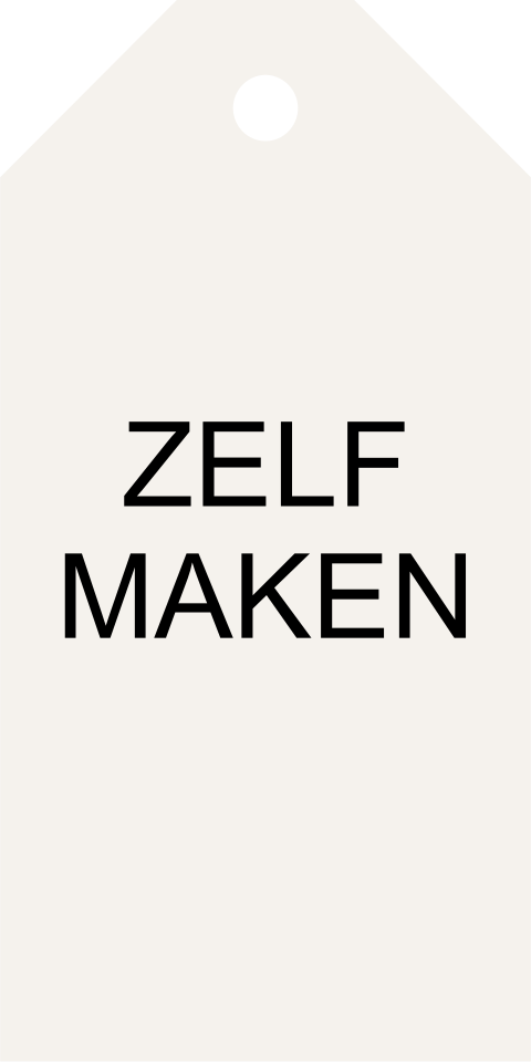 los label voor aan je kaart 30x60 mm