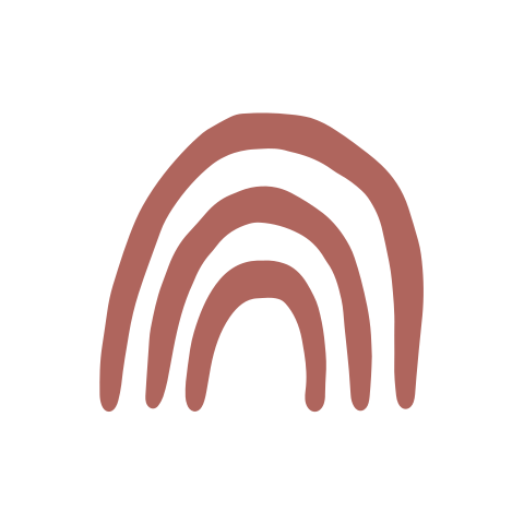 Sluitsticker regenboog