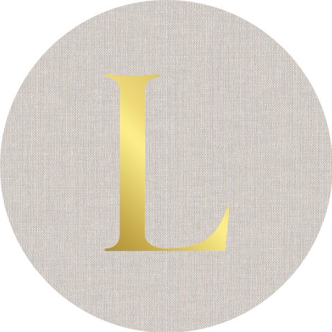 bijpassende sluitsticker linnen print