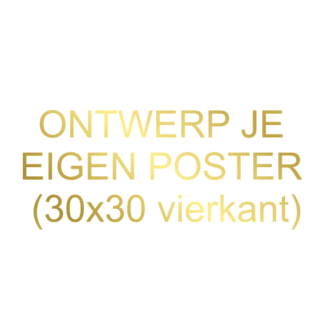Poster vierkant diy