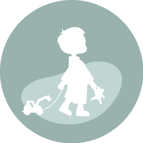sluitsticker silhouet