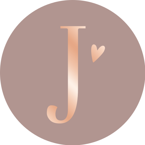bijpassende sluitsticker beige roze rosefolie
