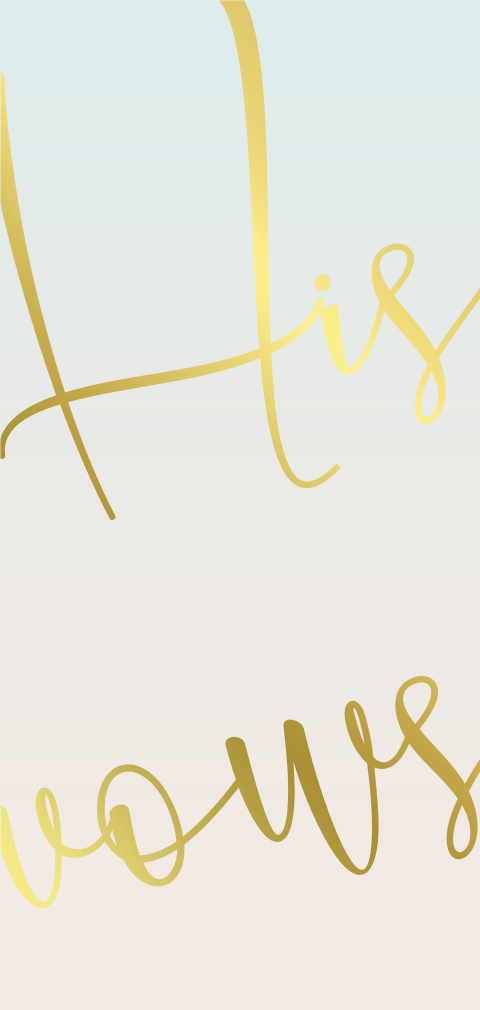 His vows beach vibes