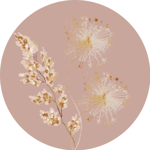 bijpassende sluitsticker droogbloem