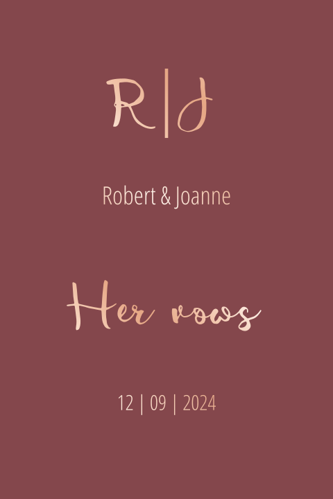 Her vows let's go to bordeaux