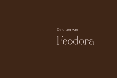 Geloftenboekje beige bruin