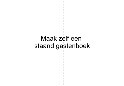 gastenboek staand blanco