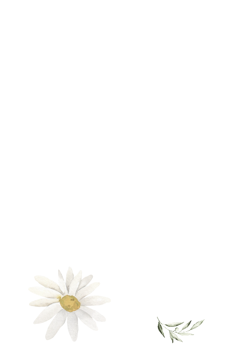 Houten blokken bedrukken witte bloem