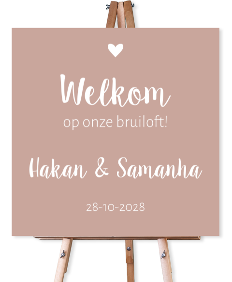 Bruiloftbord vierkant