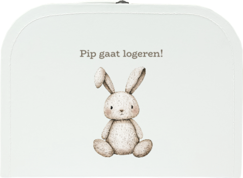 Speelgoed koffertje baby wit